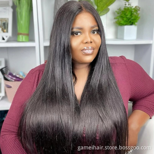 Long Straight 13X6 HD Transparent Lace Frontal Wigs For Women  HAIR Lace Closure Wig 5X5 Straight Lace Front Human Hair Wigs